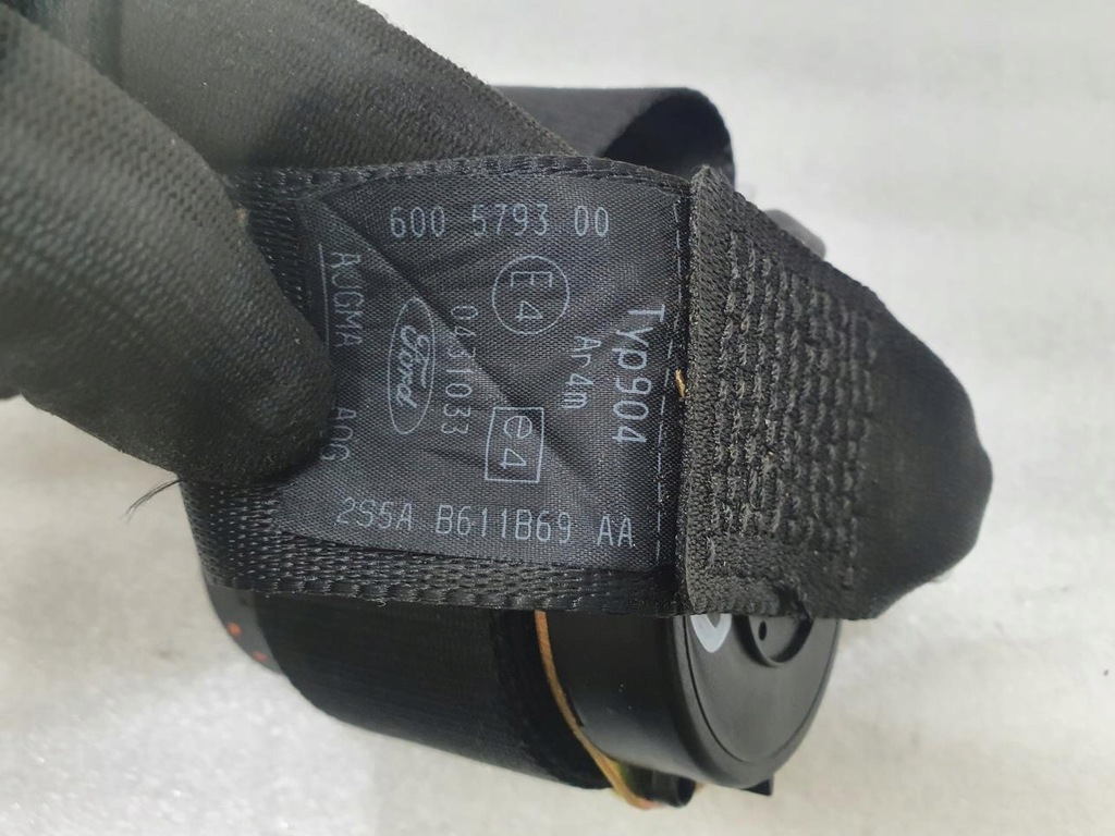 фото №4, Pas безопасности левый задняя ford fiesta mk6