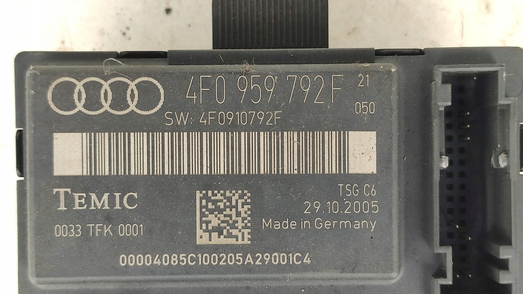 фото №3, Audi a6 c6 модуль дверь правый перед 4f0959792f