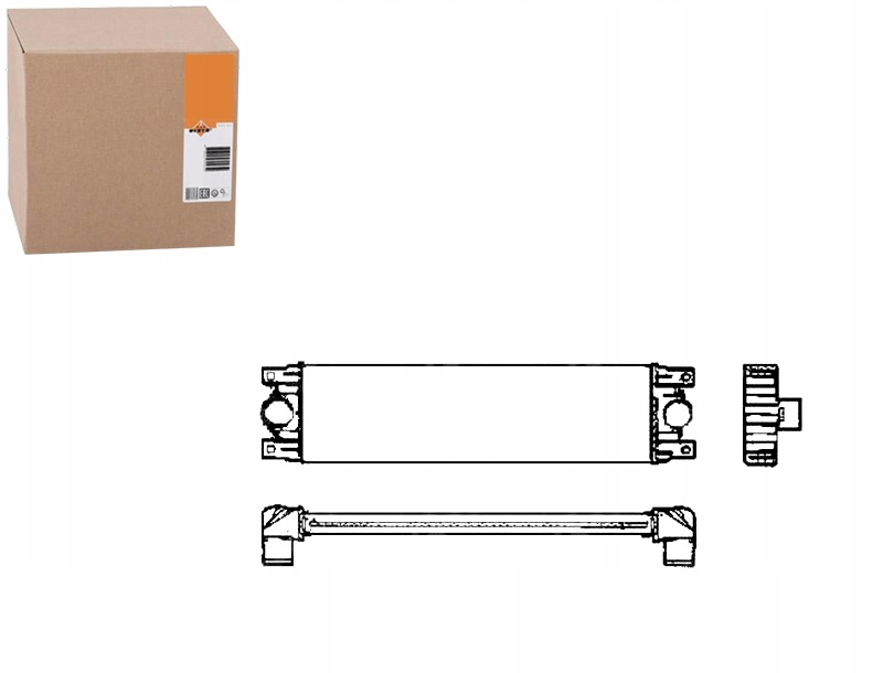 Купити Nrf інтеркулер opel renault 30837