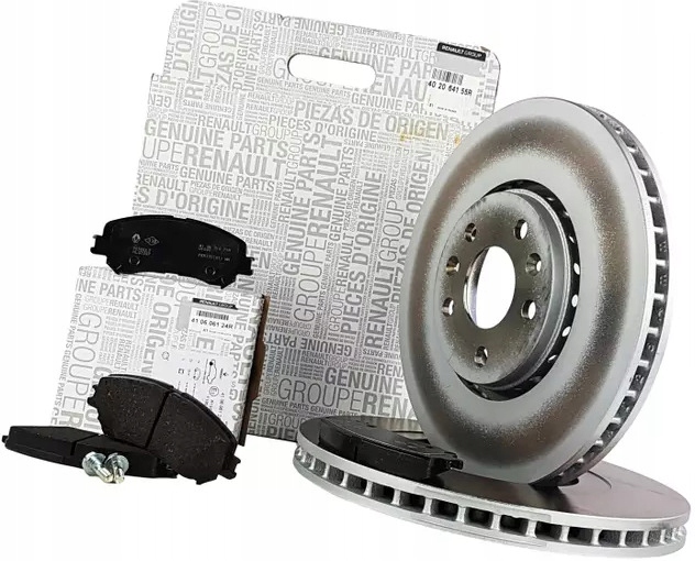 фото №1, Оригинальный номер renault тормозные диски+ тормозные колодки перед talisman 320mm