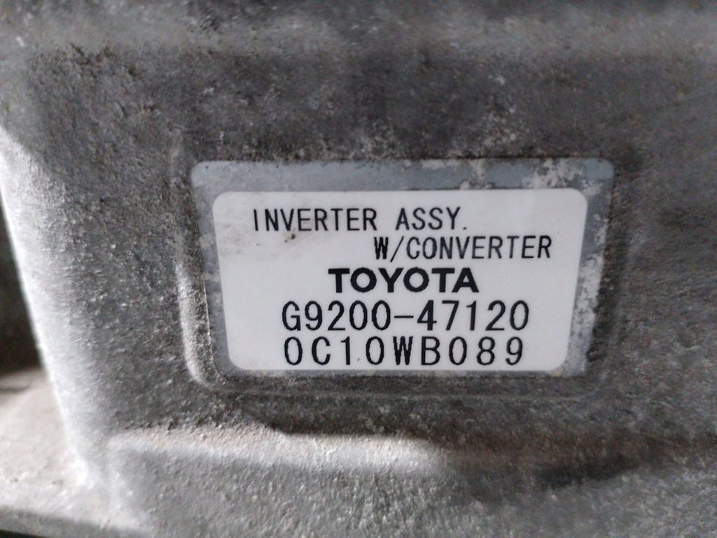 фото №6, Инвертор / инвертор toyota prius ii 03-09 g9200-47120 g9270-47040 1.5