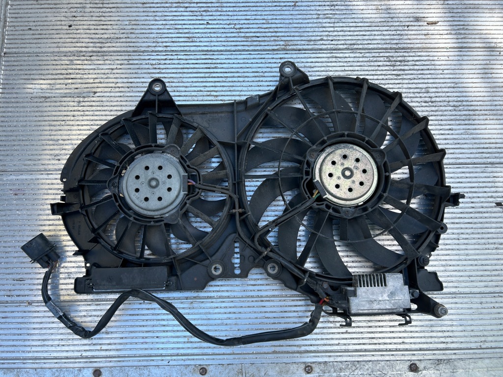 фото №7, Модуль вентилятор вентиляторы радиатора audi a6 c5 v6 lift