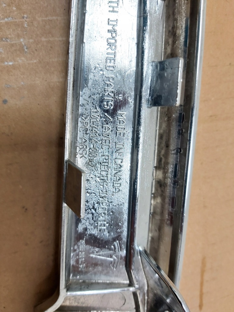 фото №15, Бампер перед передний хром tesla model s przed lift