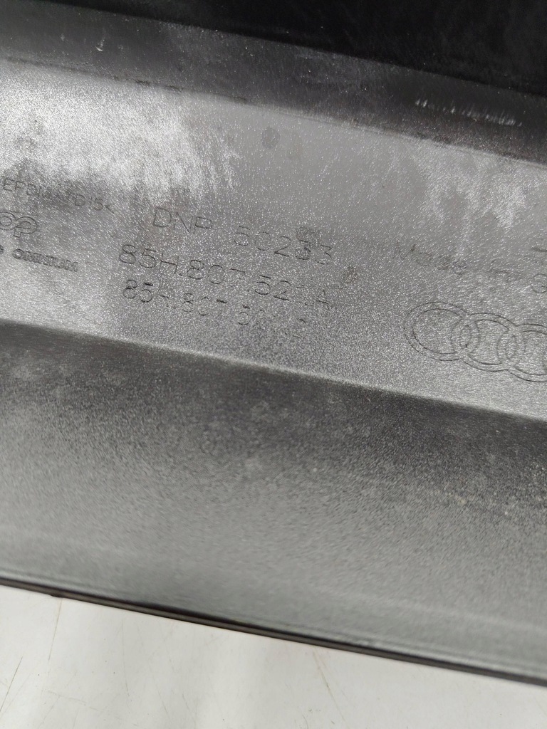 фото №9, Audi q6 e-tron диффузор накладка молдинг бампера задняя заднего 85h807521a