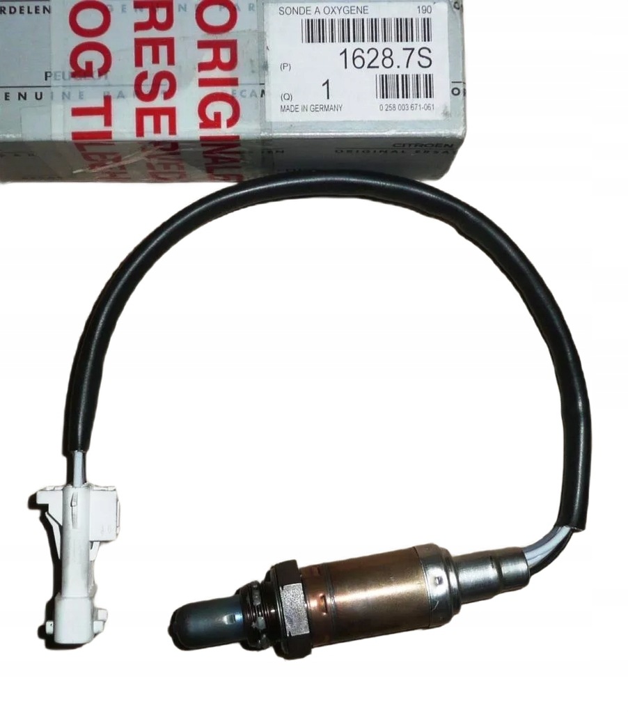 фото №1, Датчик лямбда-зонд citroen peugeot 16287s