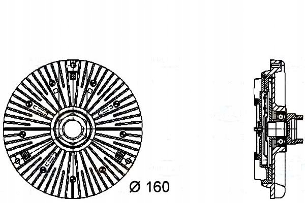 фото №2, Behr hella віскозна муфта зчеплення в'язкісна 059121350f