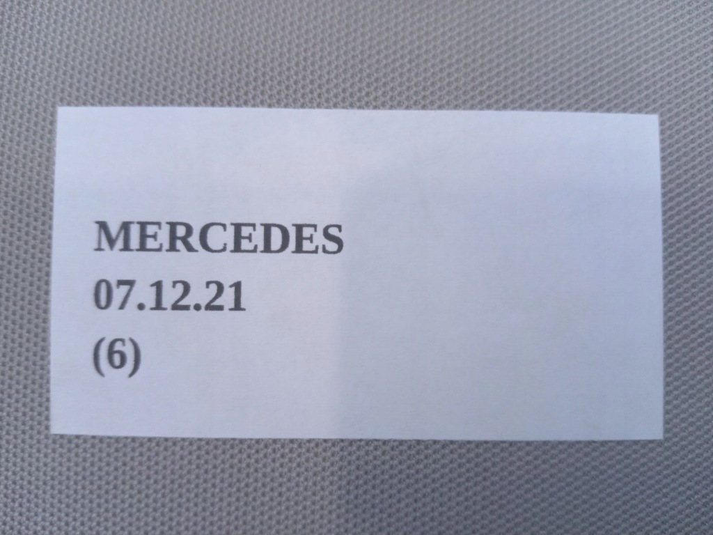 фото №7, Заглушка защита подушки безопасности задняя mercedes e-klasa w212