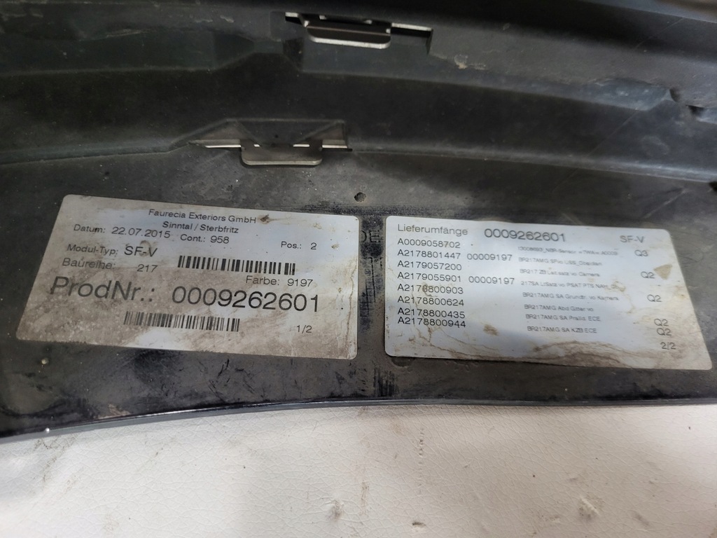 фото №13, Бампер перед mercedes s-klasa coupe a217 amg