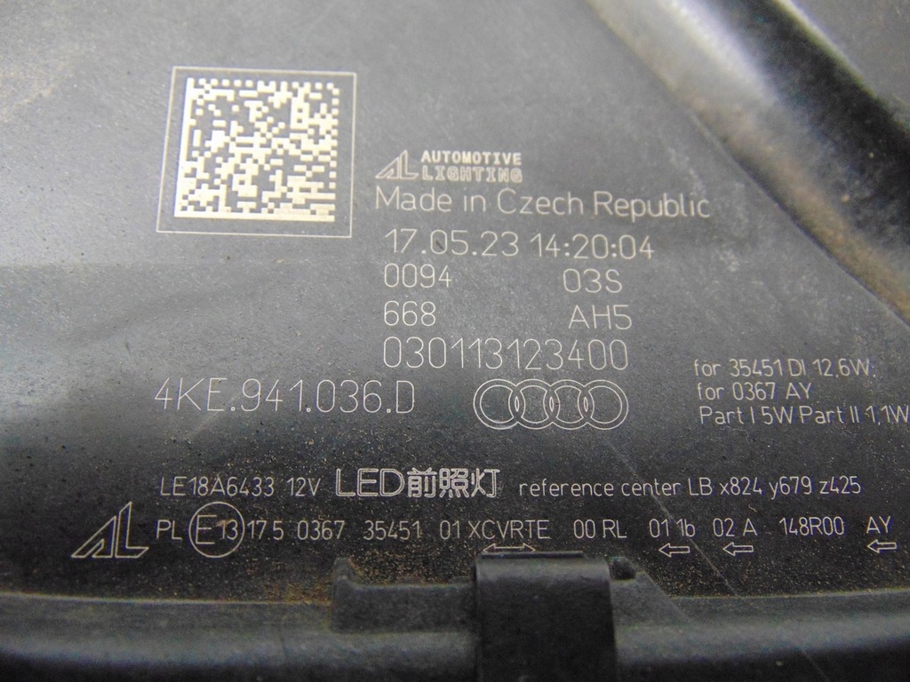 фото №15, Лампа правая перед audi e-tron 4ke 4ke941036d оригинал europa
