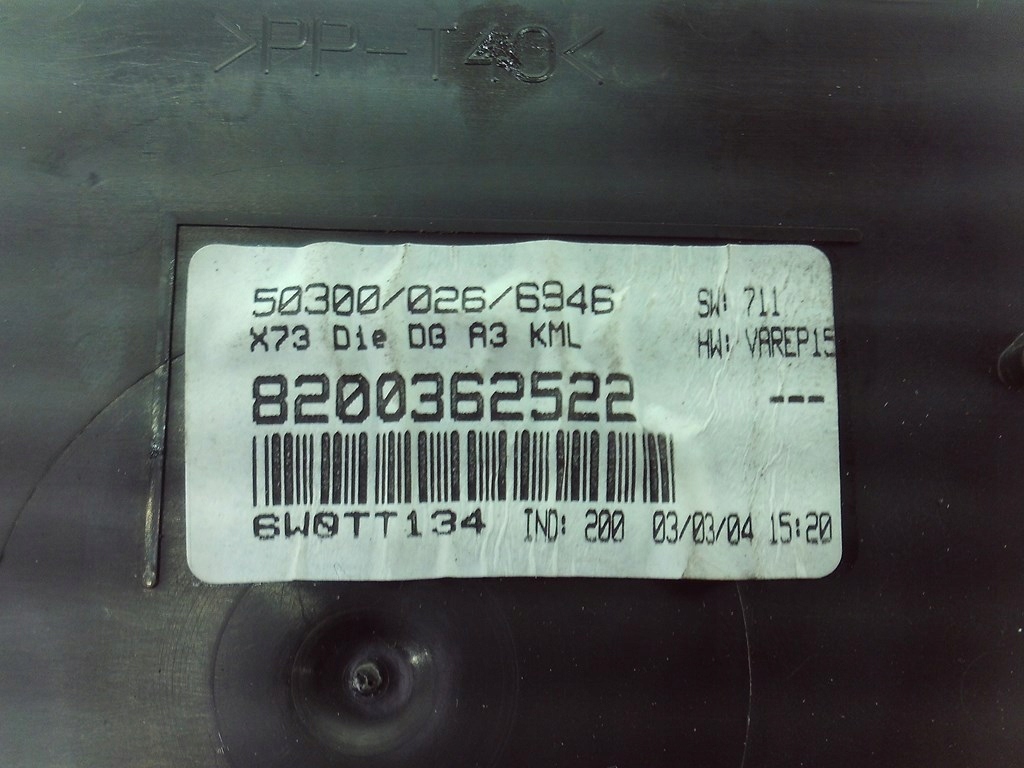 фото №4, Renault vel satis лічильник 8200362522