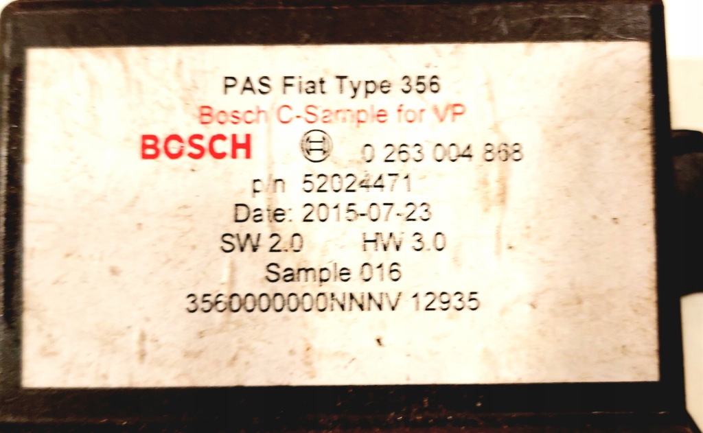 фото №1, Модуль датчик pdc fiat tipo 2015-8