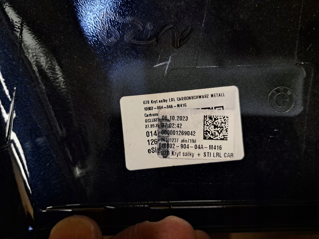 фото №10, Левая корпус зеркало + поворотник bmw 5 g60 7 g70 9451949 10802-004