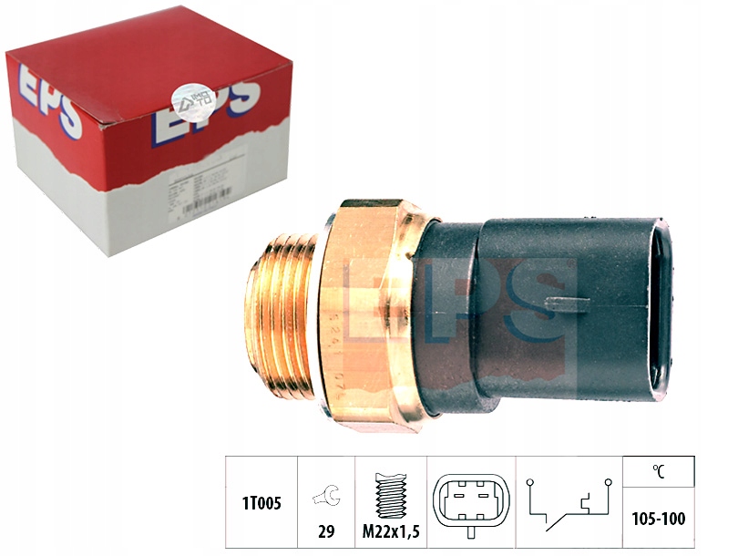 фото №1, Eps 1.850.241 перемикач термічний, вентилятор радіатора