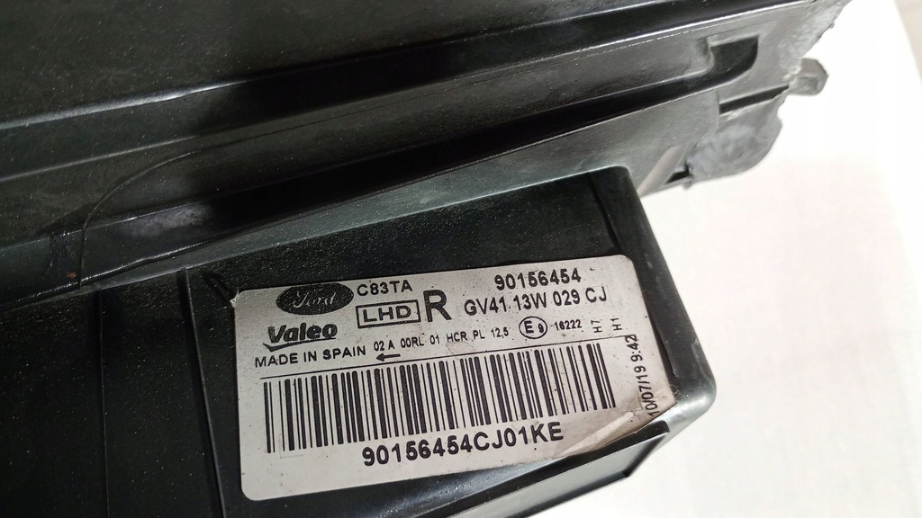 фото №12, Ford kuga / escape mk2 lift 16-19 фара лампа правый перед передняя c505