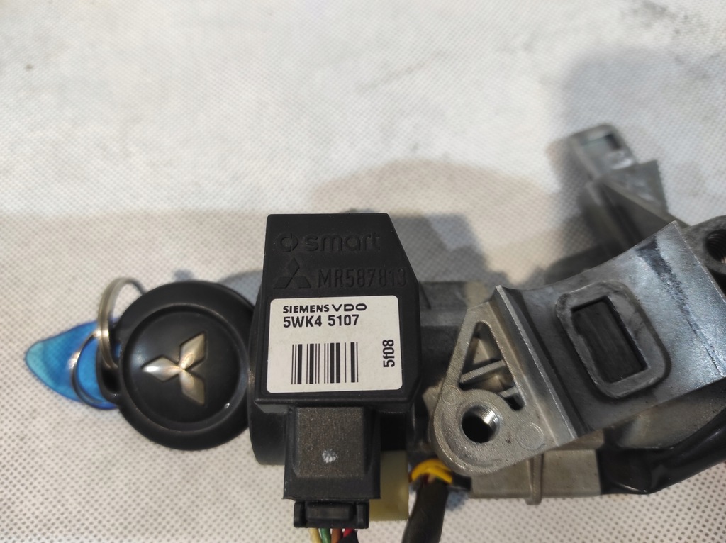 фото №6, Mitsubishi colt vi 6 замок запалювання + ключ mr955230 mr587813 siemens vdo