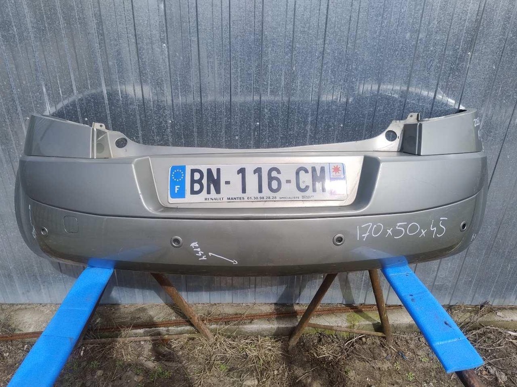 фото №1, Бампер задняя задний tec66 renault megane ii