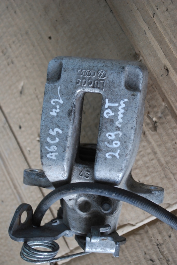 фото №6, Суппорт левый задняя audi a6 c5 4.2 269mm