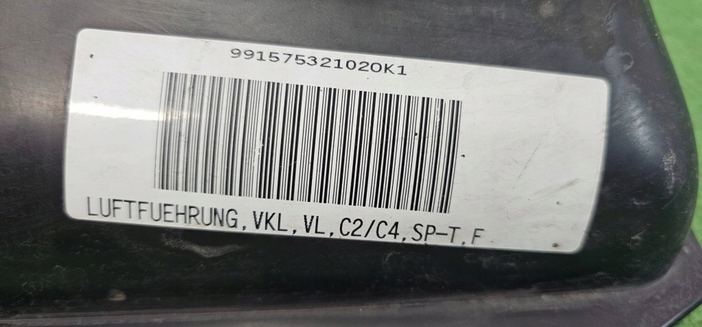 фото №7, Канал повітря перед сторона ліва porsche 911 991 99157532102