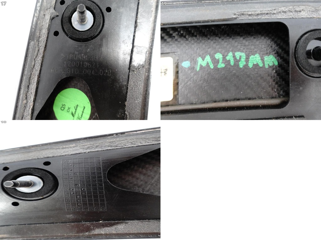 фото №15, Alfa romeo giulia 2.9 quadrifoglio qv 16- карбон спойлер спойлер крышки задняя