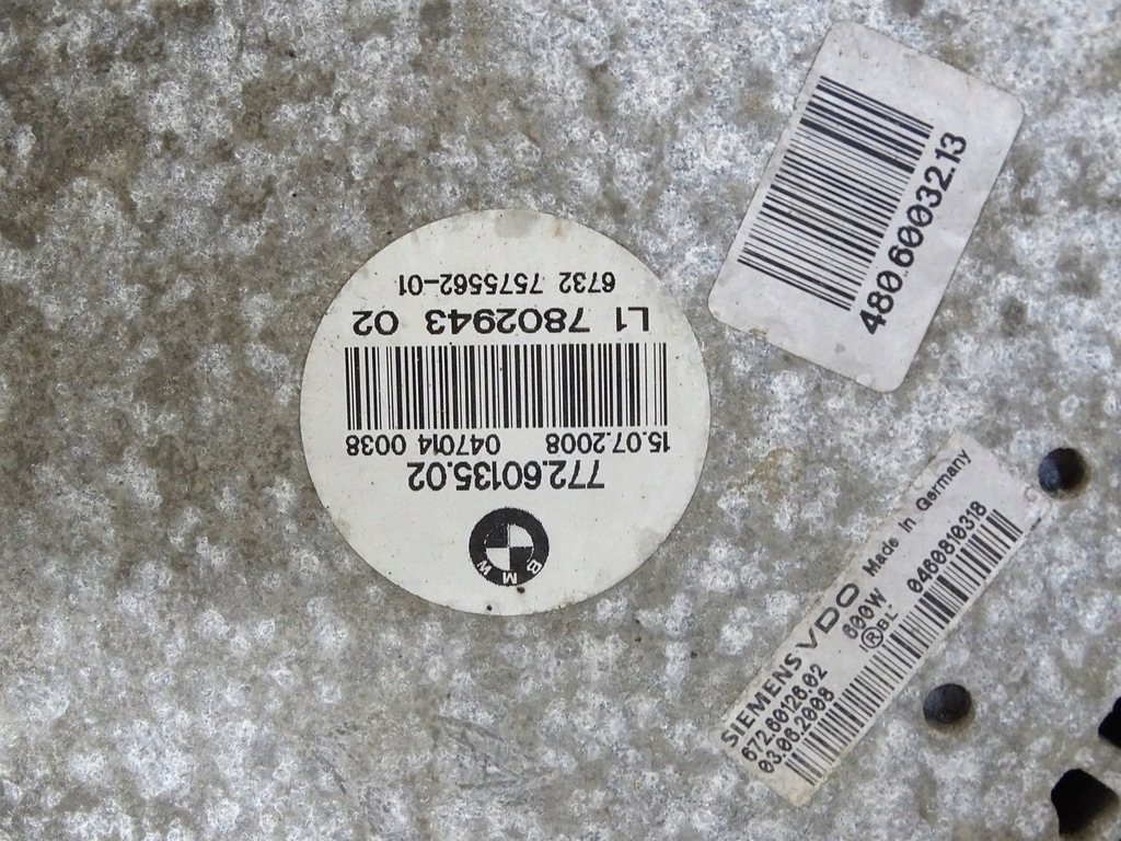 фото №10, Комплект радиатор вентилятор bmw 7 f01 f02 3.0d n57 7802943 7800306