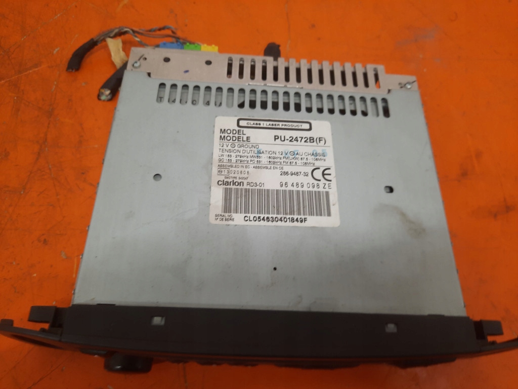 фото №2, Citroen c5 i 01-04 радиопроигрыватель радио 96489098ze ew10d