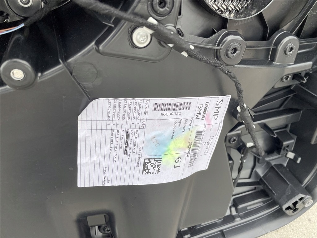 фото №6, Обшивка оббивка двері пасажира правий перед bmw x1 u11 22-