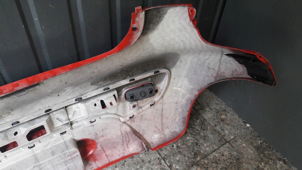 фото №13, 16013010xx00 бампер задняя peugeot 107 citroen c1 czerwono-czarny