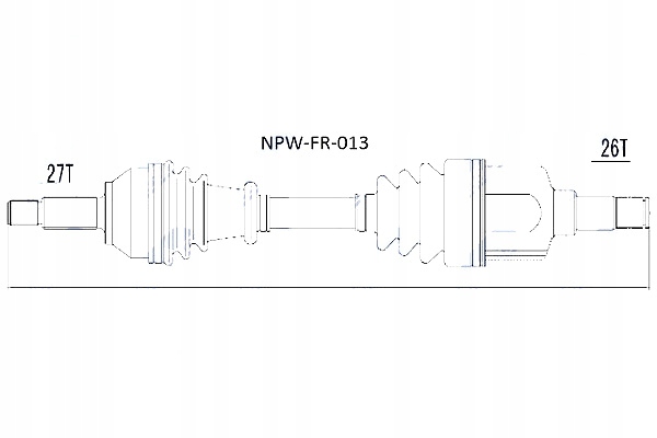 Nty npw-fr-013 wał приводной Цена