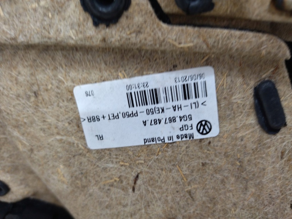 фото №12, 5g4868073c обшивка обивка дверь левый задняя vw golf vii 2013+