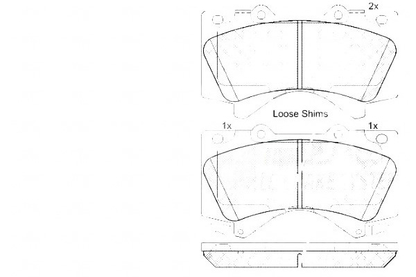 фото №14, Тормозные колодки тормозные toyota land cruiser 200 4.5 d4-d