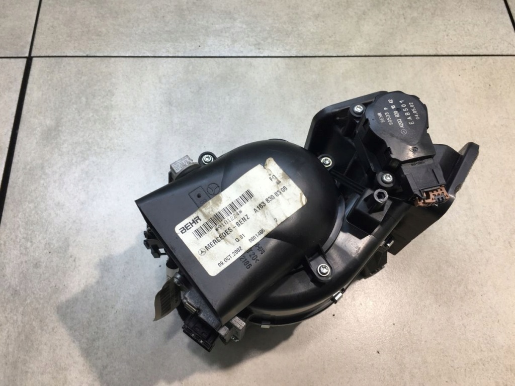 фото №6, Вентилятор воздуходувка задняя mercedes ml w163 a1638300308