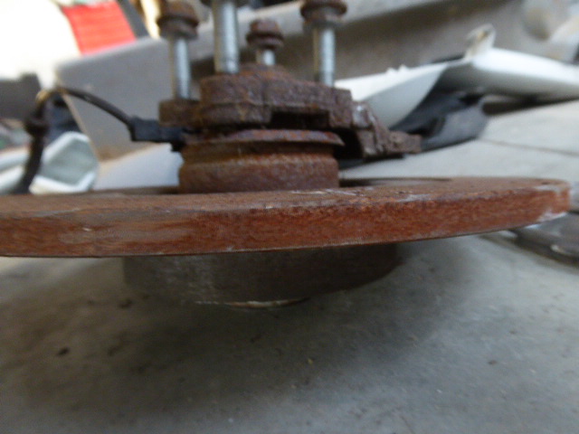 фото №9, Espace iv 02-06 поворотний кулак ступиця диск гальмівна задня ліва права kpl 1.9 dci