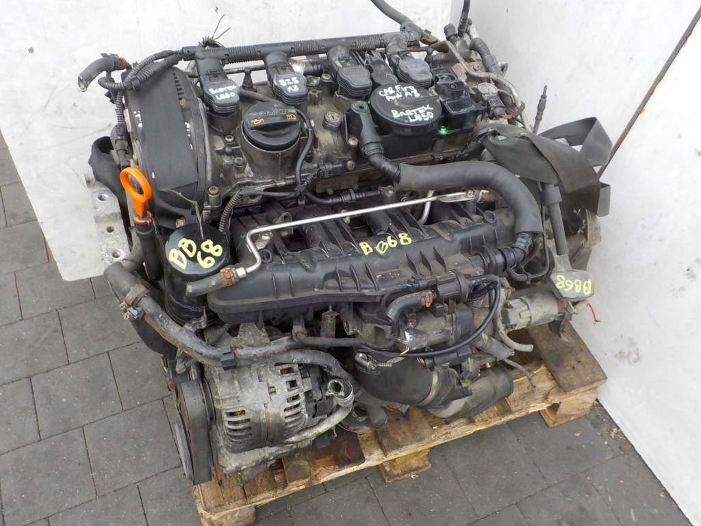 Audi a3 8p 08r 1.8 tfsi 160km двигун bzb комплектний Зі Шроту