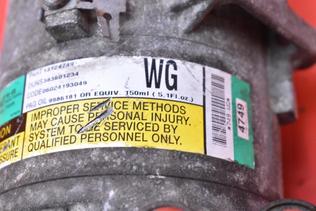 Компресор насос кондиціонера 13124749 wg opel astra 3 iii h 2.0 t 170km 04- Зі Шроту