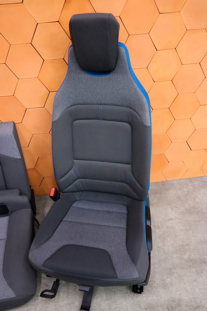 фото №10, Bmw i3 i01 i3 i01 lci салон сиденья заднее сиденье туннель с подогревом aragaz-grau