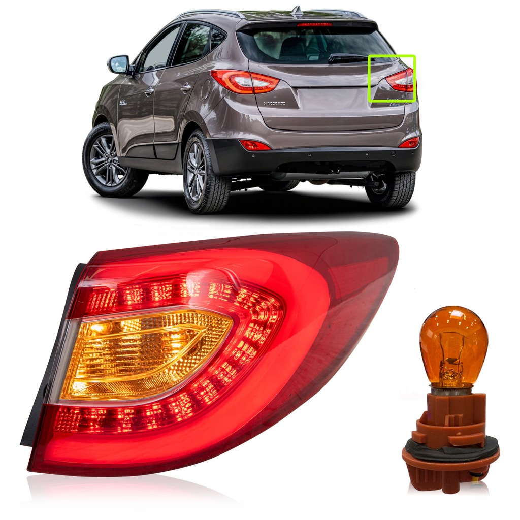 фото №1, Hyundai ix35 lm 2013-2015 лампа кузовная led задняя правая 924022y500