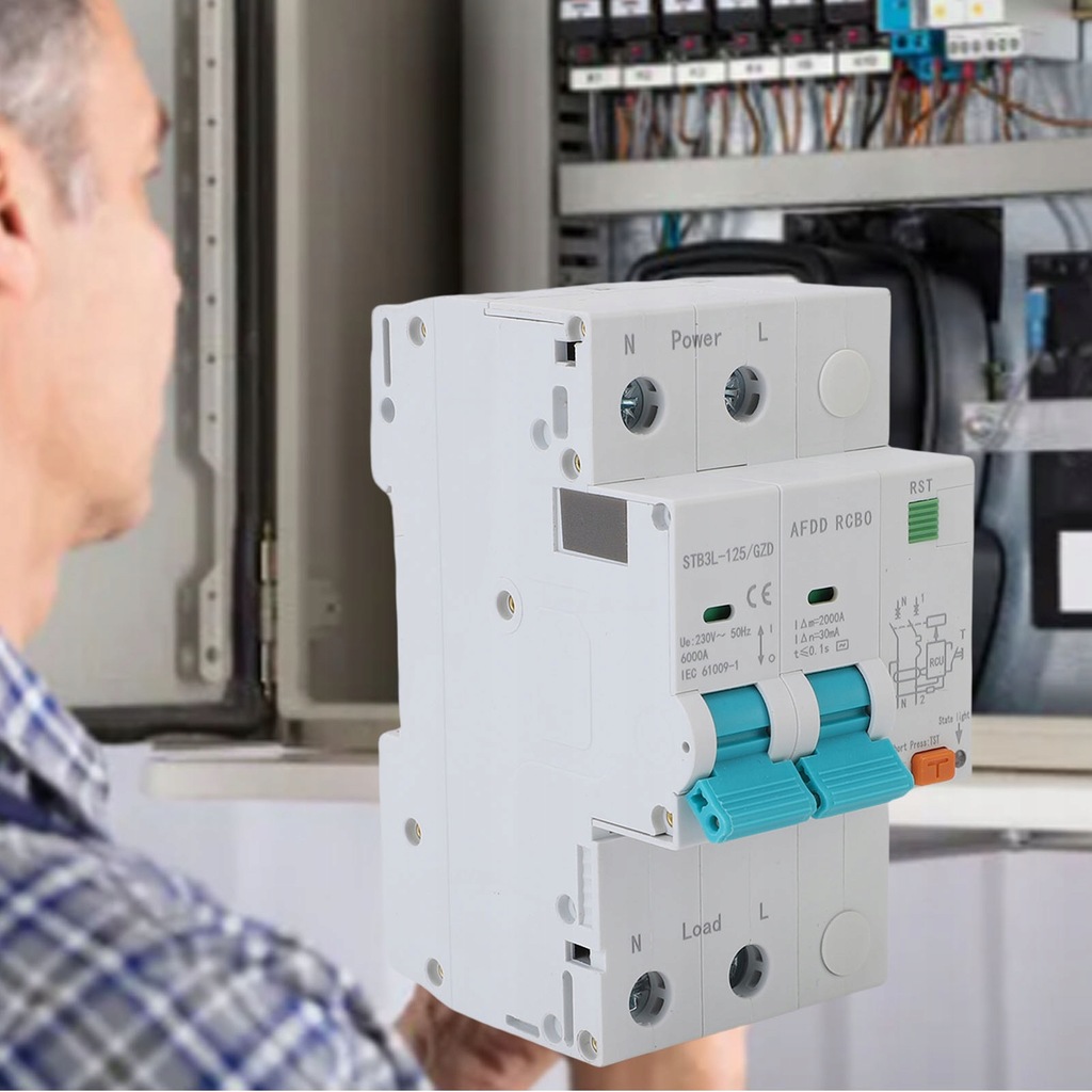 фото №7, Afdd arc bad защита устройства 2p rcbo rccb выключатель przerywany yu