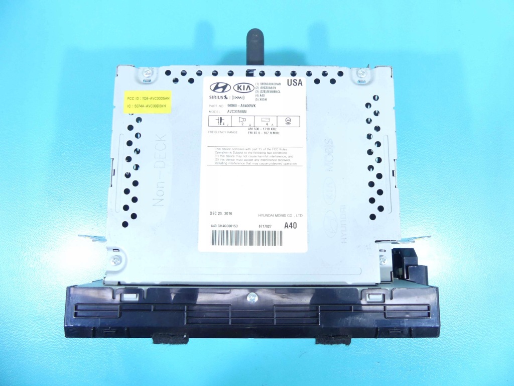 фото №4, Радіо заводський kia optima iv 15-20 96560-a8400 радіопрогравач