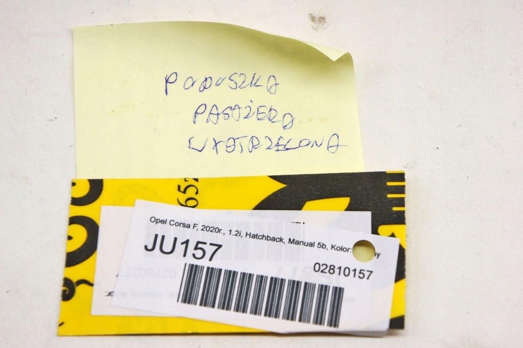 фото №7, Ju157 opel corsa f ^ подушка безопасности подушка пассажира