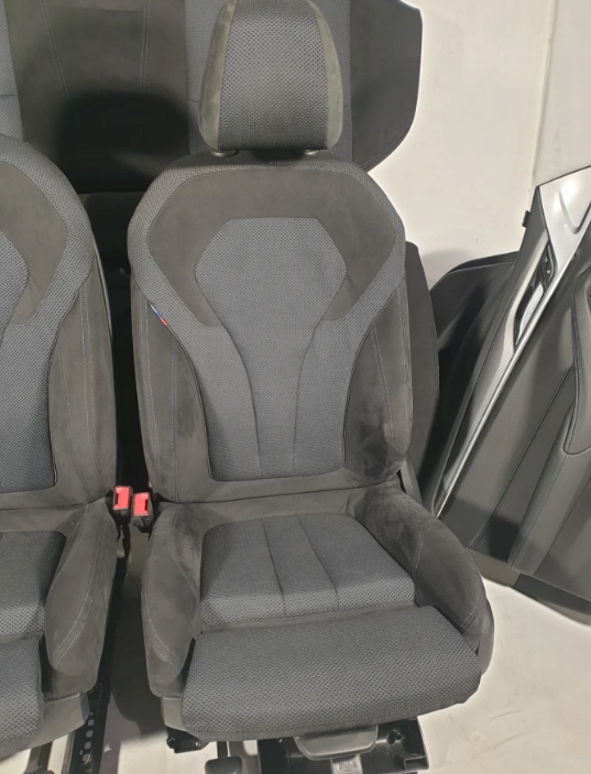 фото №7, Сидіння лівий правий перед задня заднє сидіння спинка bmw g30 m-pakiet алькантара