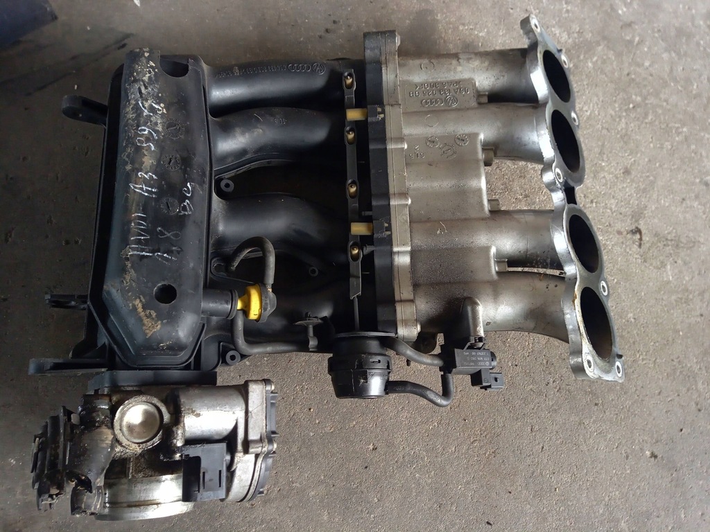 фото №8, Audi a3 s3 8l 1999 коллектор всасывающий 06a133203ag 06a133925gb a6a133205d