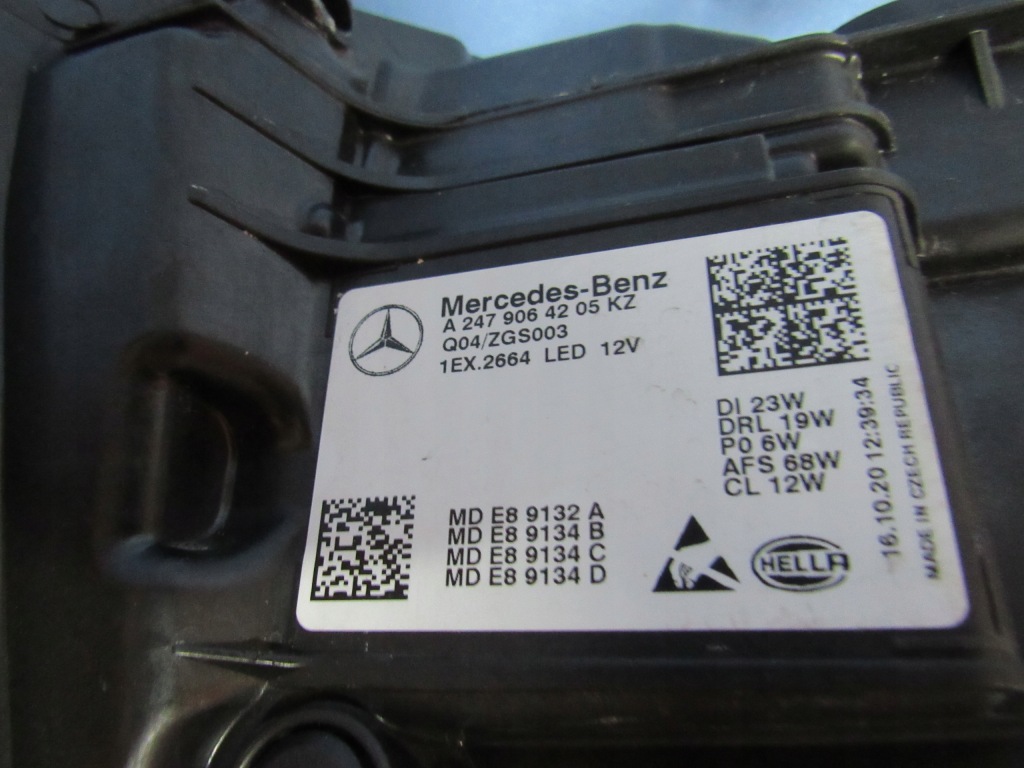 фото №11, Права mercedes gla w247 multibeam ні клеєна europa