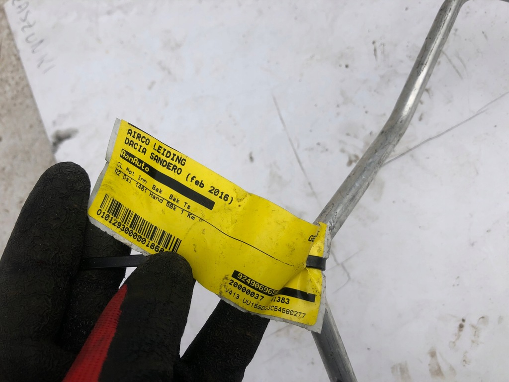 фото №4, Шланг кондиционера dacia sandero logan