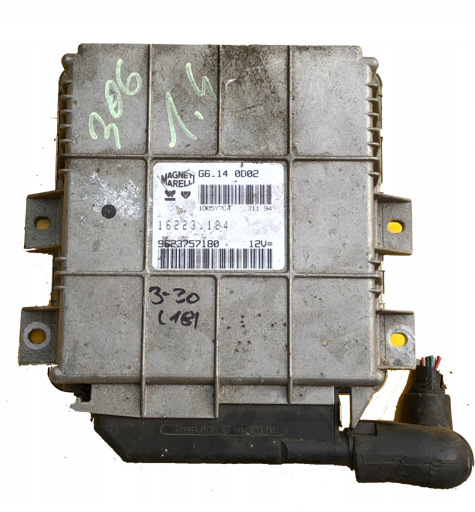 фото №1, Ecu peugeot 306 1.4 9623757180