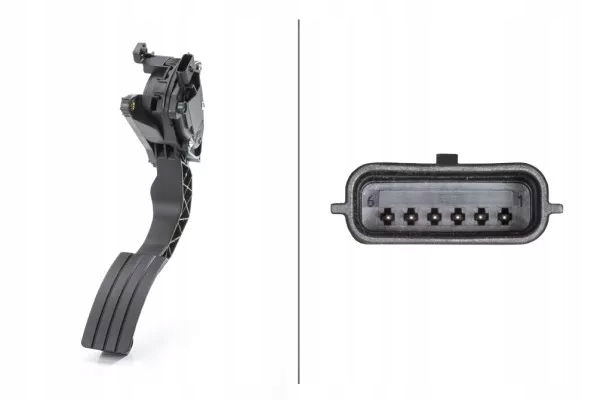 фото №2, 6pv 009 978-721/hel педаль газа renault logan 1,2 13- hella