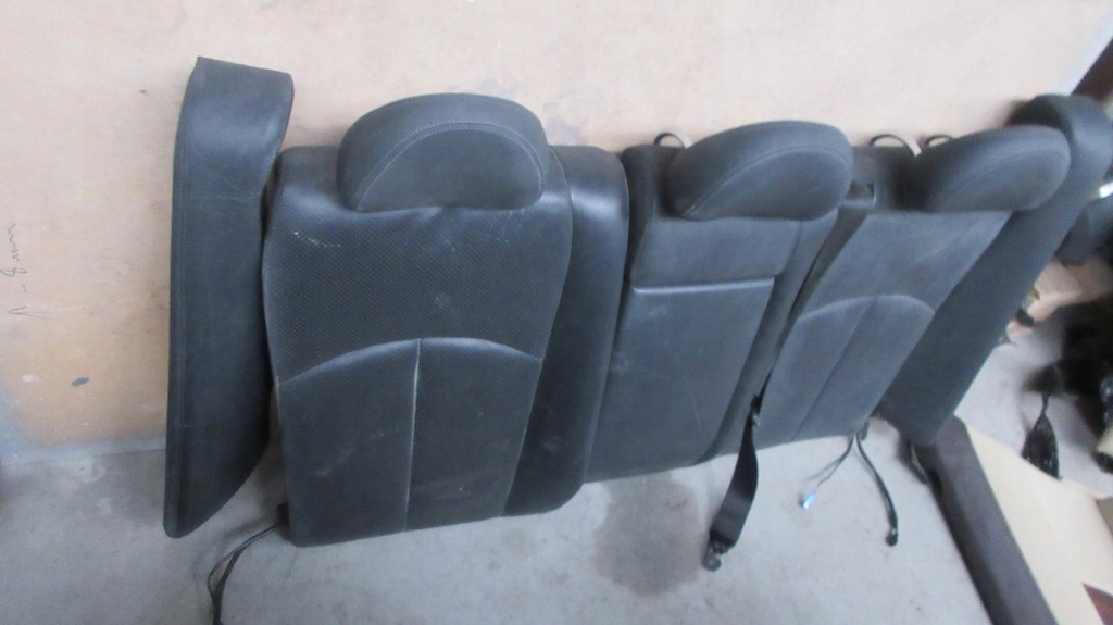 фото №9, Mercedes w211 сидіння сидіння оббивка шкіра czarna