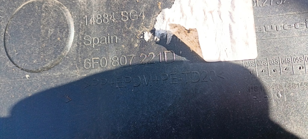 фото №14, Бампер перед передній seat ibiza v 17- 6f0807221d