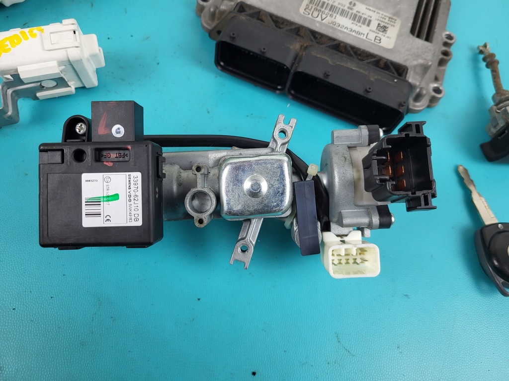 фото №8, Fiat sedici suzuki sx4 08r 1.9 ddis d19ss 120 km бортовий комп'ютер замок запалювання набір