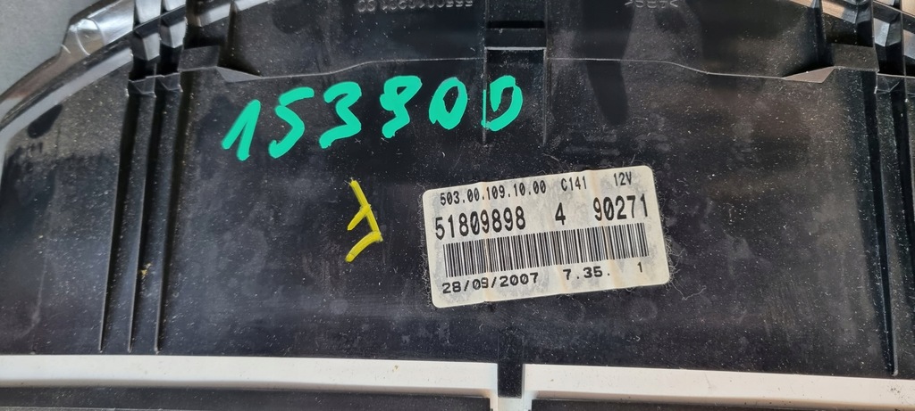 фото №7, Счетчик fiat croma lift 51803321 51809898