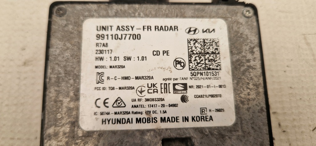 фото №5, Kia ceed iii 3 датчик радар 99110j7700